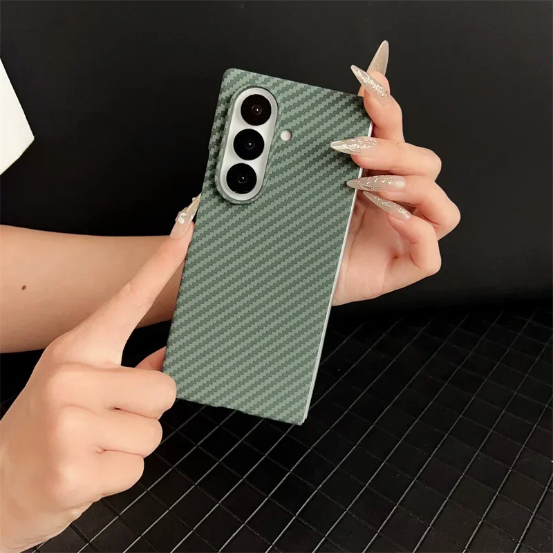 Kevlar Aramid Fiber Shockproof Case with Built-in MagSafe and 9H Tempered Glass