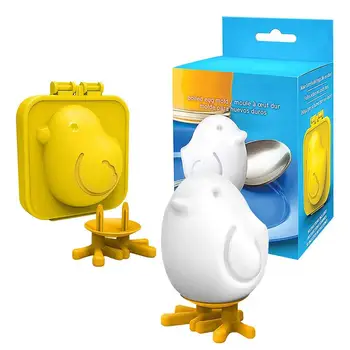 Creative DIY Chick Boiled Egg Model Shell-less Eggs Storage Cute Chicken Shape Boiled Egg Mold For Refrigerator Kitchen Gadget 5