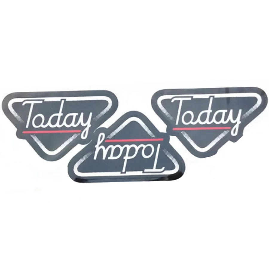 1 Set Motorcycle Body Fairing Decals Stickers Moped Scooter Reflective Emblem Badge With LOGO For Honda DIO Today All Models
