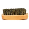 Pig Hair Shoe Shine Brushes With Horse Hair Bristles For Boots Shoes Care Cleaning Brush For Suede Nubuck Boot 5