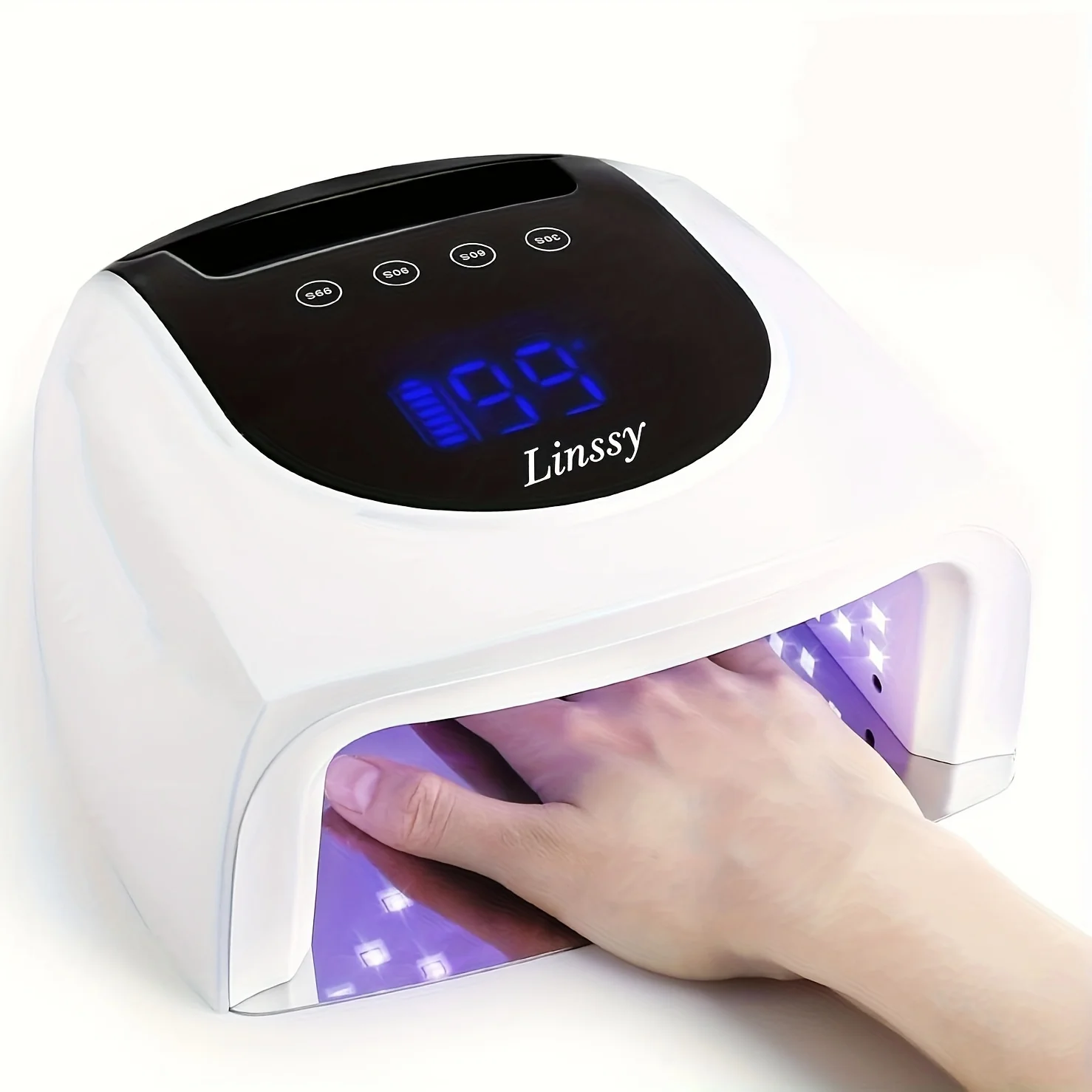 uv-led-nail-art-lampada-carregamento-sem-fio-modelo-42-contas-de-luz-tela-grande-alca-portatil-96w