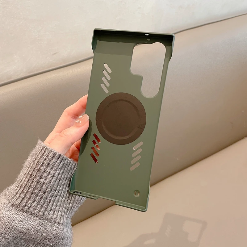 Magsafe Ultra Thin Frameless Magnetic Breathable Heat Dissipation Phone Case
