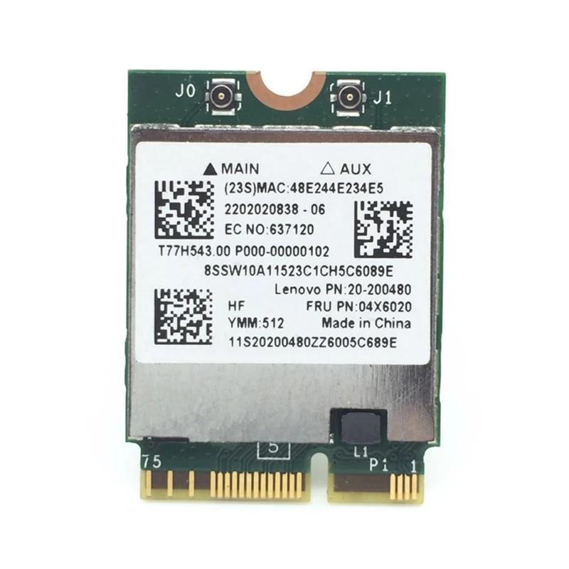무선 카드 BCM94352Z NGFF BT4.0 B50-70/N50-70/용 2.4G+5Ghz 802.11ac WIFI 어댑터 1200Mbps B40-80/B50-80 E40-30