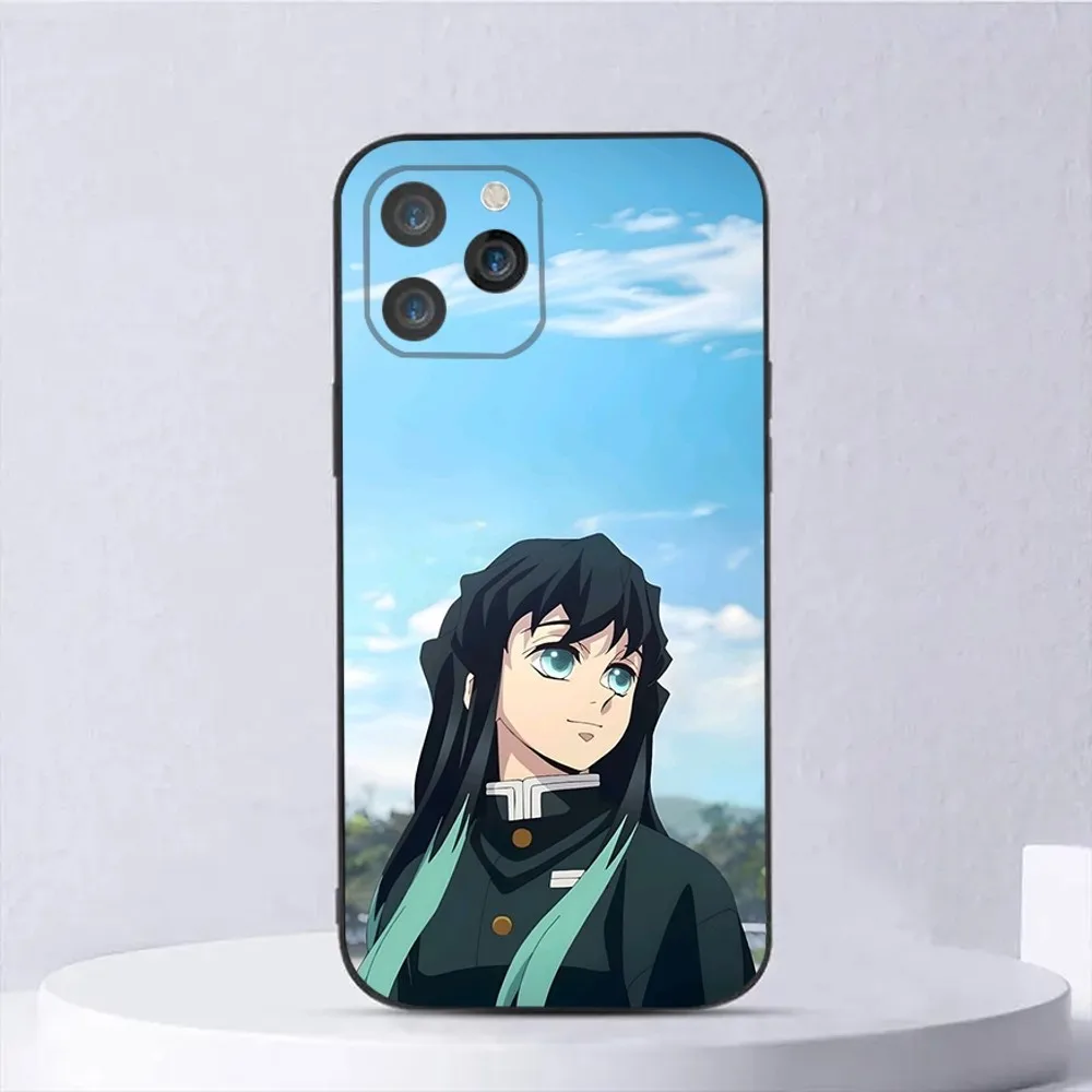 Muichiro Tokito Anime Soft Silicone Black Phone Case for iPhone 15 Plus (Z8) Muichiro Tokito Anime Soft Silicone Black Phone Case for iPhone 15 Plus (Z8)