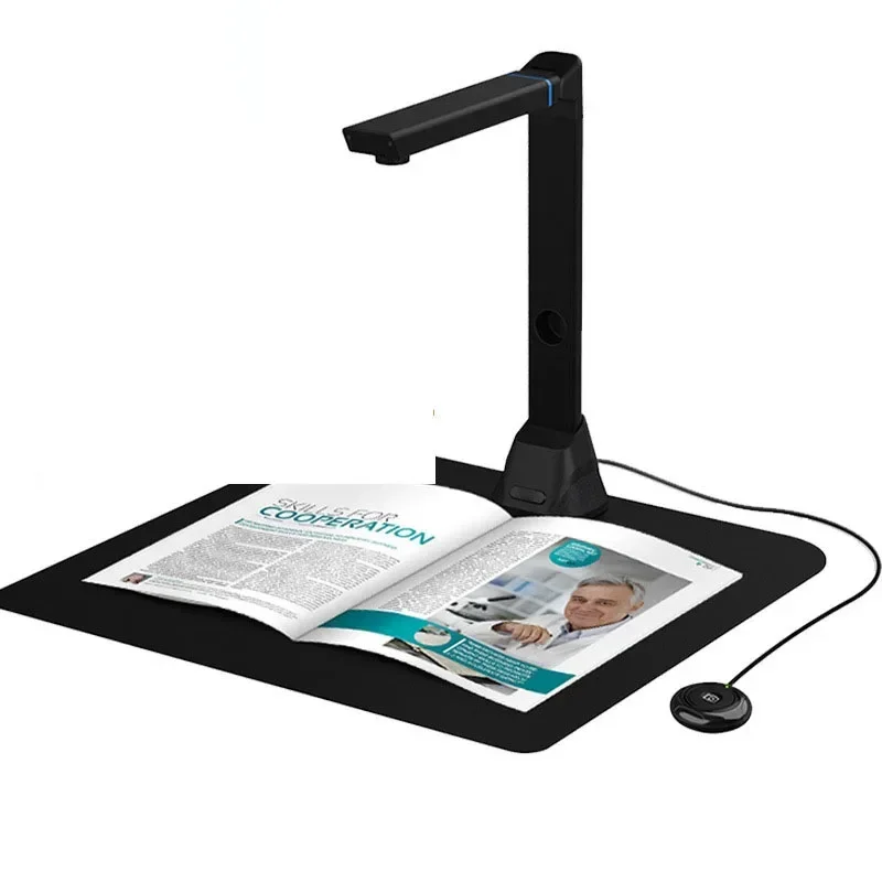 Portable High-speed Camera A3 Book Document Camera Express Delivery Scanner OCR Text Recognition for Office Teaching Learning