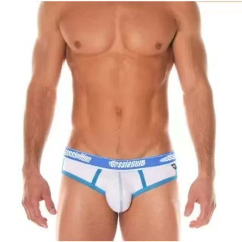 New comfortable breathable briefs men's WJ series three-dimensional sports low waist briefs 5