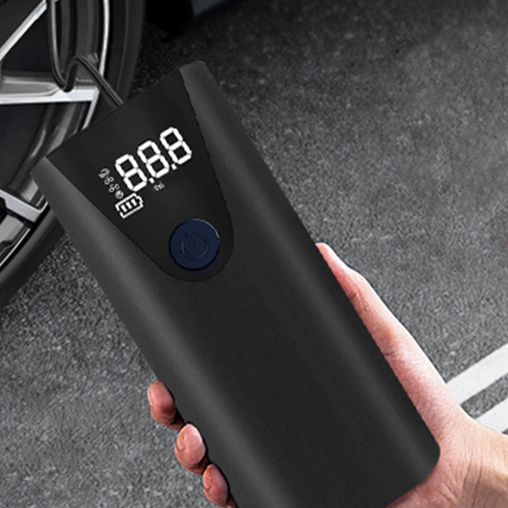 Car Tyre Inflator High Precision Portable Air Compressor Digital Display Handheld Inflatable Pump for Car Motorcycle Bike Ball