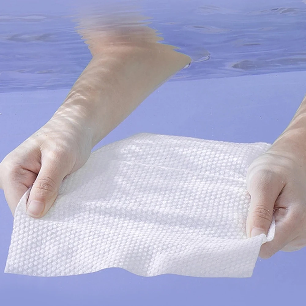 50-100pcs Disposable Face Wash Towel Makeup Beauty Salon Soft Towel Extractable Cotton Cleansing Face Wipe Towel Bathroom Towel 6