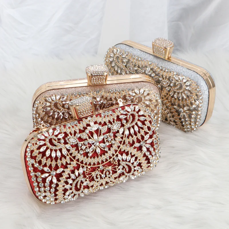 2023 Diamond Evening Clutch Bag For Women Wedding Golden 2023 Diamond Evening Clutch Bag For Women Wedding Golden