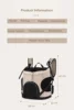 Solid Color Large Capacity Lightweight Cat Bag Go Out Portable Pet Bag Carrier Breathable Oxford Cloth Portable Pet Backpack 5