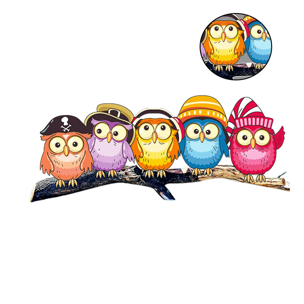 

Пасхальная Сова Автомобильная наклейка на стеклоочиститель гибкая ПВХ наклейка на заднее ветровое стекло