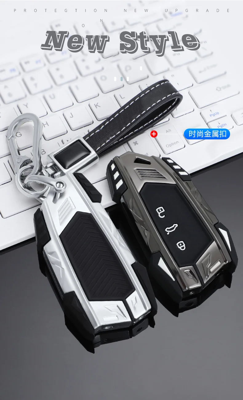 Cover chiate/telecomando per VW Volkswagen Golf 8 MK8 ID.3 ID.4 per Skoda Octavia A8 Seat Leon MK4 Cupra Formentor Tarraco accessori - S531ae08348e8415f8e2b53dda8f211d6o