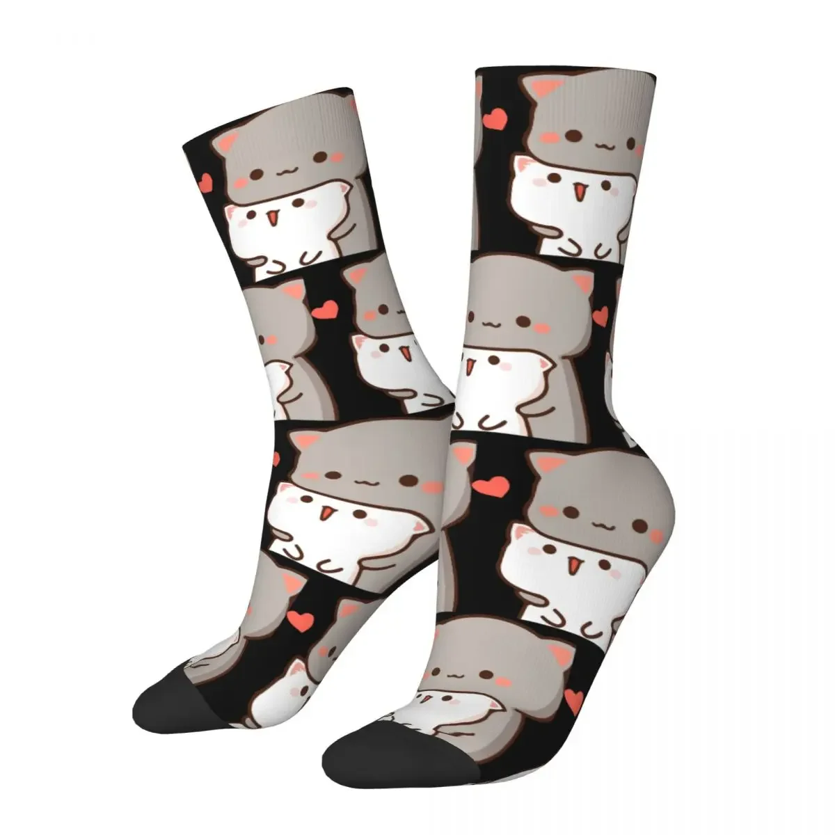

Носки Goma Hug мужские в стиле ретро, классические персиковые носки в стиле Харадзюку, с принтом кота, в стиле хип-хоп, бесшовные сумасшедшие в подарок