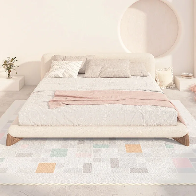 Colorful Textured Cute Style Girly Room Decoration Carpet Soft Comfortable lounge Carpets Non-slip Machine Washable Rug Alfombra 3