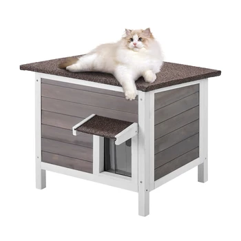 Weatherproof Outdoor Cat House 1