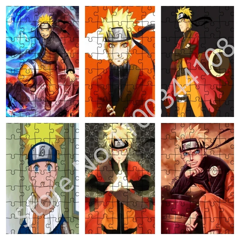 Japan Anime Naruto 35 Pieces Jigsaw Puzzles For Adults Uzumaki Naruto