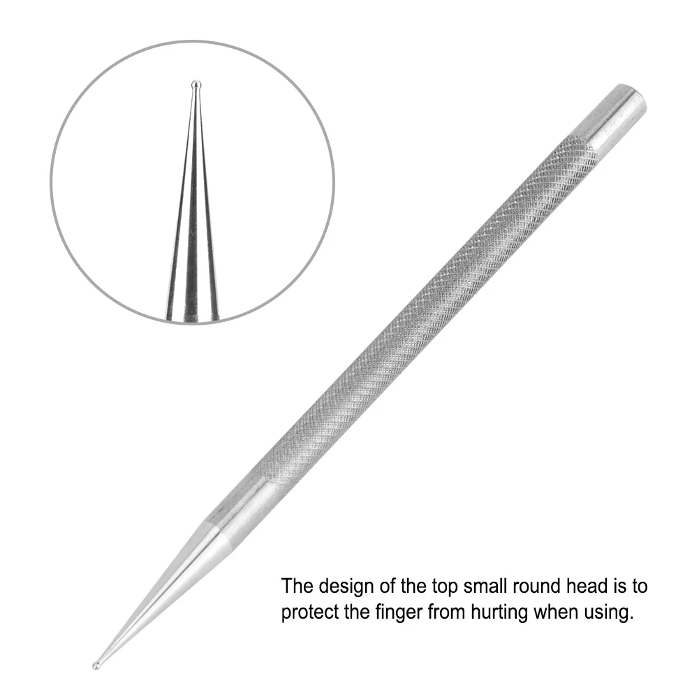 Leather Craft Tools Stainless Steel Leather Scriber Pen for Printing Line DIY