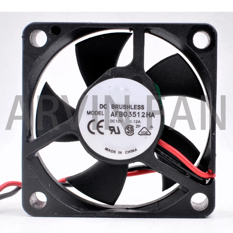 

AFB03512HA 3.5cm 3510 35x35x10mm 35mm Fan DC12V 0.12A Ball Bearing Small Monitoring Machine Box Cooling Fan