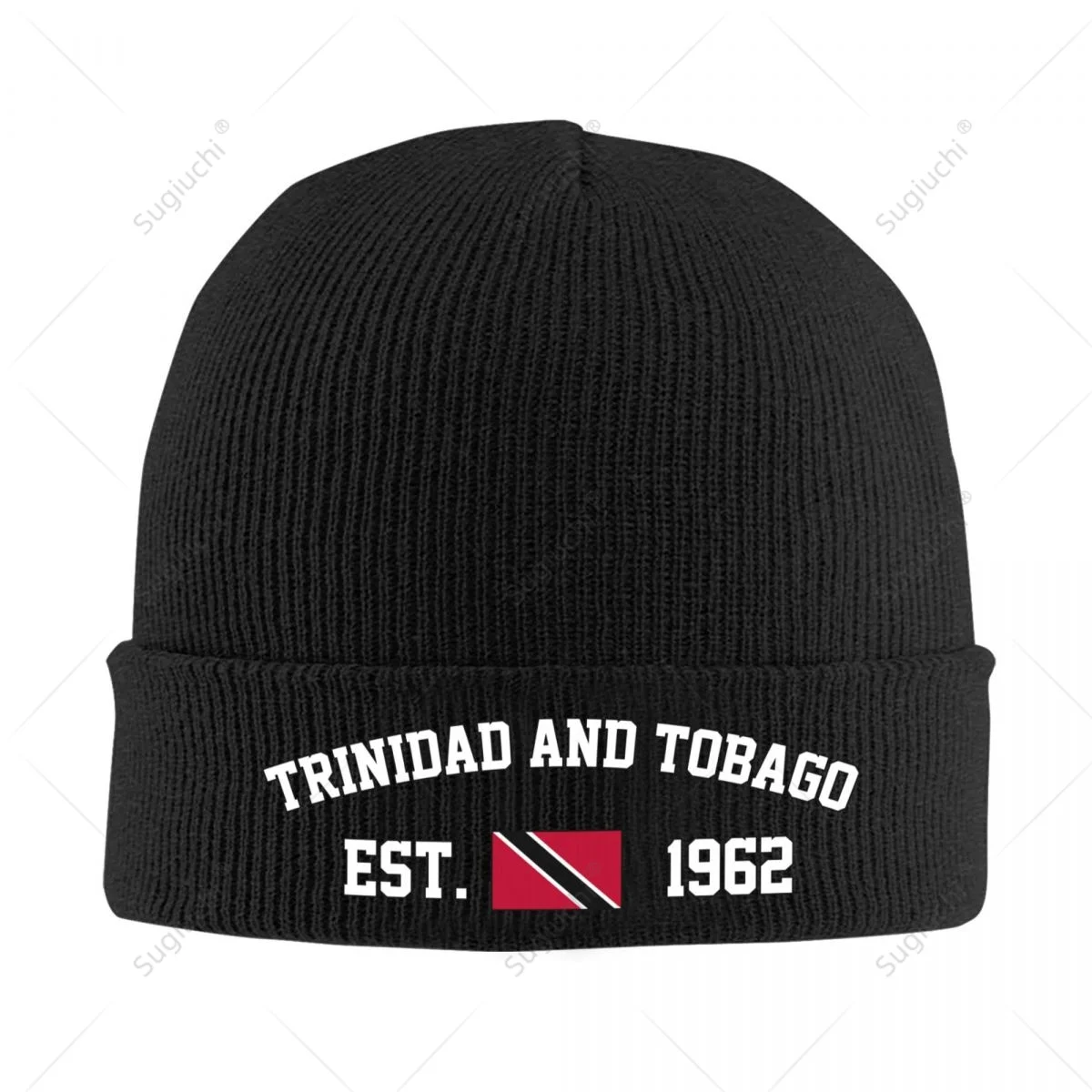 

Unisex Trinidad And Tobago EST.1962 Knitted Hat For Men Women Boys Winter Autumn Beanie Cap Warm Bonnet