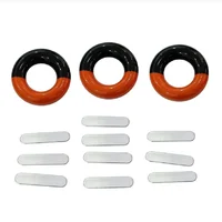Weight Power Swing Ring Red and Black (3pcs)  Lead Weight Tapes(10pcs) for Golf Clubs Warm Up Training Practice 1