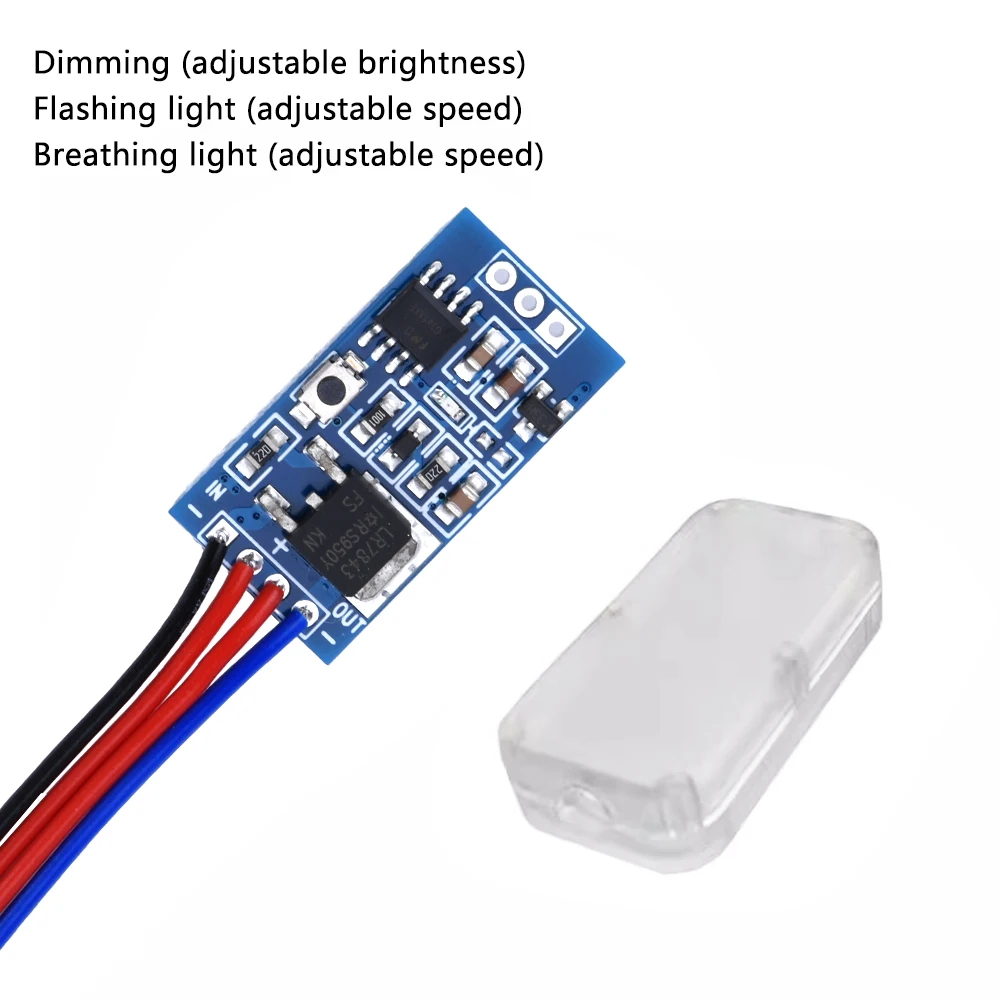 LED module DC3-24V Pwm Dimming Module Fast and Slow Fading Led Control Module with Dimming and Breathing For LED Lights Halogen Lights