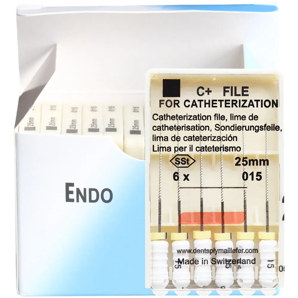 10 Packs Dental C+ FILE For Catheterization 21/25/31mm SSt Endo Root Canal C Files Hand Use Endodontic Dentistry Lab Products 5
