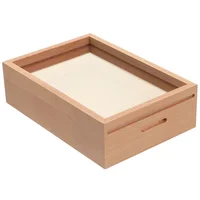 Wood Piggy 5 Inch Photo Frame Money Jar for Saving Kids Photo Frame Piggy Bank Adults Storage Bedroom Office Decor 1