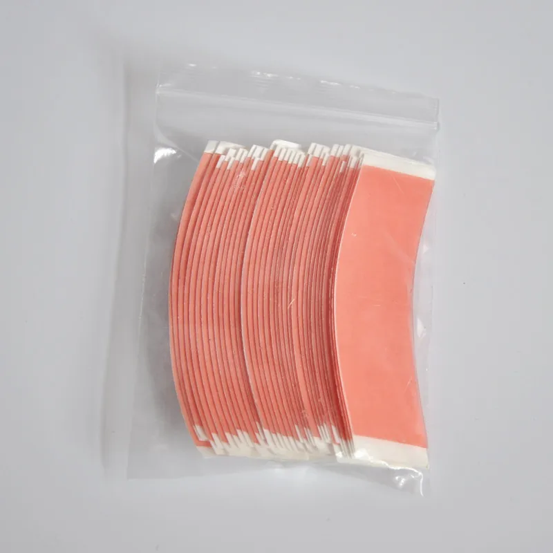 36pcs/bag Red Duo-tac Lace Wig Tape Double Adhesive Tape Strips for Wig Toupee/Lace double sided tape hair extension tape hair tape wig tape