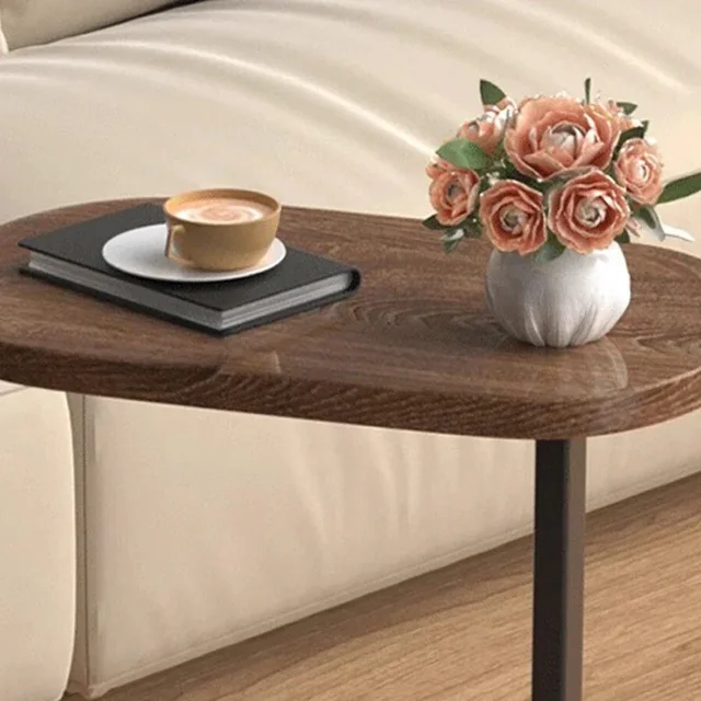 C Shaped Side Table Nightstand End Movable Simplicity Coffee Tables Mini Sofa Side Table Home Living Room Office Sofa Side Table 5