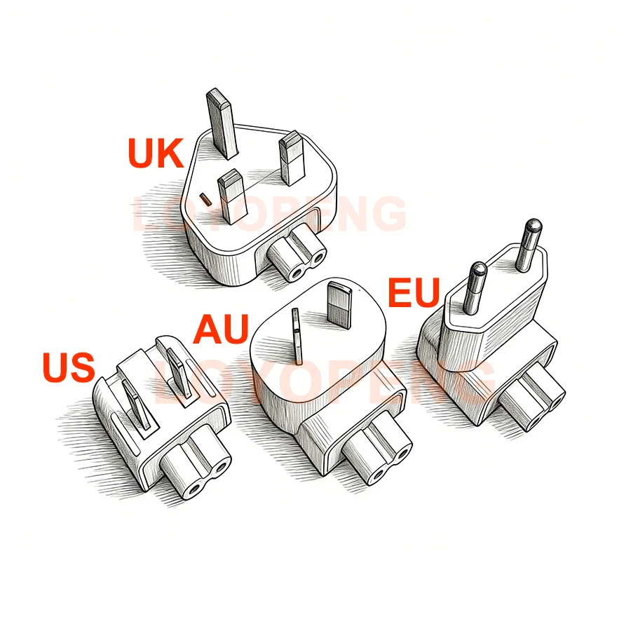 EU UK AU US 플러그 변환기 휴대용 벽면 여행용 충전기 어댑터 아이패드 맥북 노트북 충전 전원 어댑터
