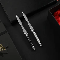 1pc envelope opening metal letter opener, metal cutting letter opener, creative office gifts gift cutting letter knife 4