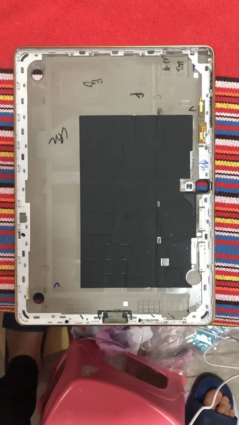 10.5인치 삼성 갤럭시 탭 S SM-T800 T805 하우징 후면 배터리 커버(렌즈 없음)