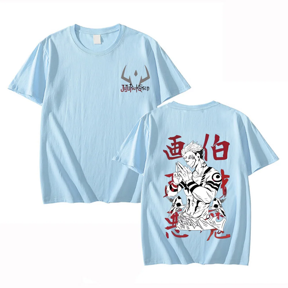 Jujutsu Kaisen Itadori Yuji Premium Cotton Summer Men's T-Shirt