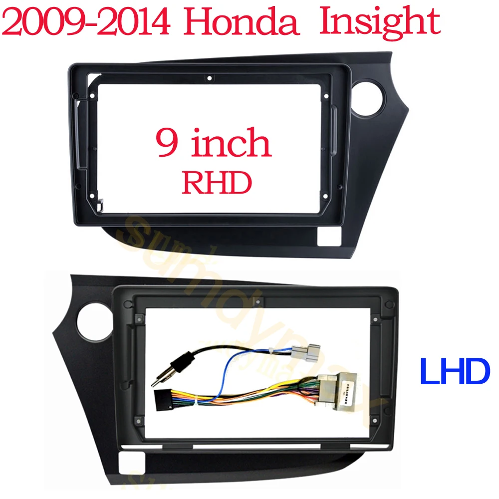 

Автомобильная магнитола 2Din на android для Honda вискоза 2009-2014, 9 дюймов, автомобильная стереопанель, монтажная фара, головное устройство, комплект рамы