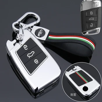 Cover per chiave/telecomando per volkswagen vw magotan b8 wei lan polo 9n golf 4 3 5 6 6r 7 mk7 mk4 passat b5 b6 b8 b7 touran bora caddy tiguan - Portachiavi auto per volkswagen vw magotan b8 wei lan polo 9n golf 4 3 5