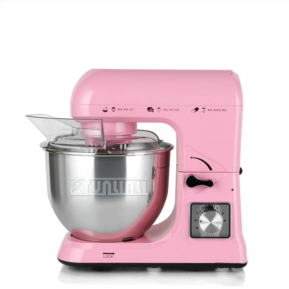 1000W Electric Stand Dough Mixer Household Kitchen Double Knife Electric Food Mixer Automatic Dough Mixer 6