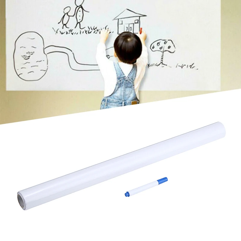 Adhesive-covered Soft Whiteboard Sticker, Erasable Memo Message Board,  Office Teaching Practice Writing Board Door Sticker - Whiteboard -  AliExpress