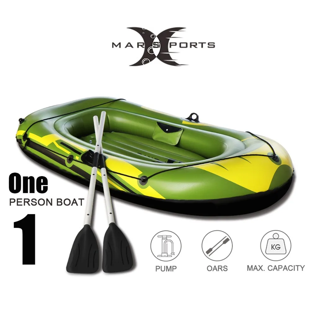 2023 Thicken Inflatable Raft Portable Fishing Boat Inflatable Kayak Rafts for Lake with Air Pump Rope Paddle Repair Patch