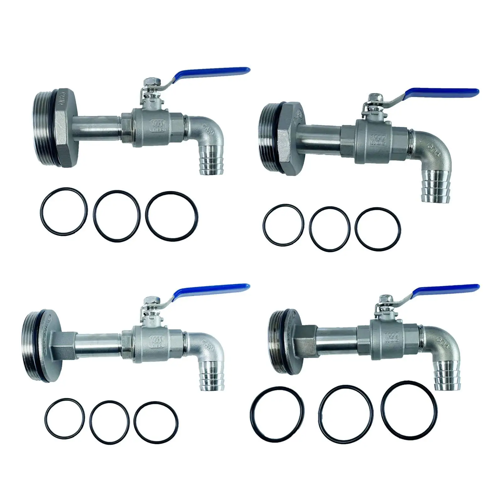 

50 Gallon Steel Drum Faucet IBC Tank Valve Dn50 with Gaskets No Leaking