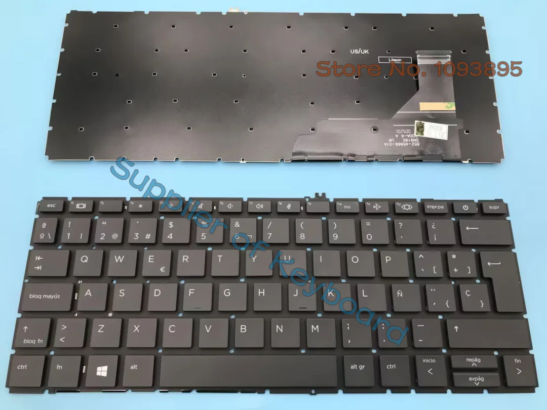 Nuovo Per Hp Elitebook 730 735 G7 G8 830 835 G7 G8 Tastiera Spagnola Latina Retroilluminata