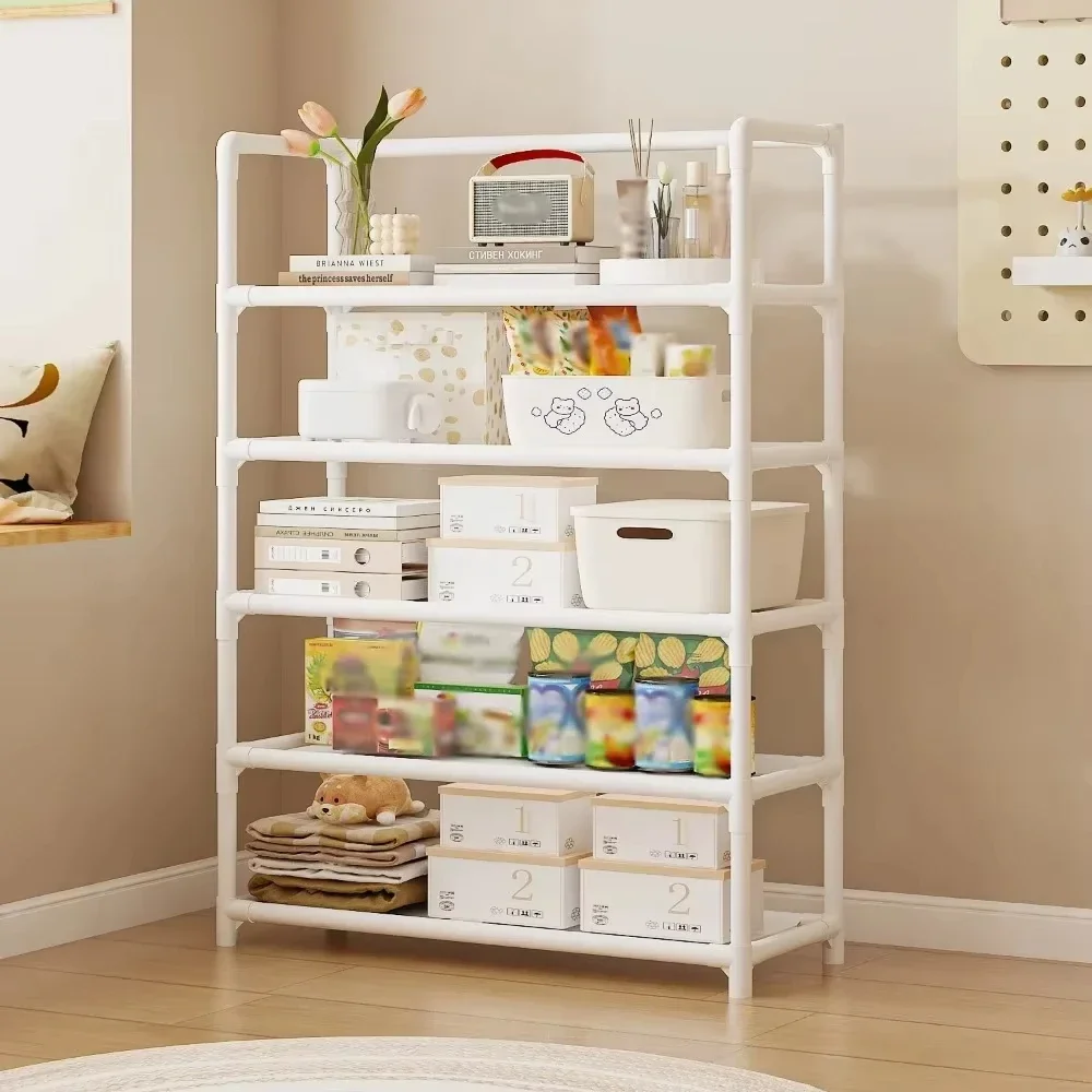 Kitchen Storage Rack Wall To Floor Multi-layer Simple Cabinet Microwave Oven Storage