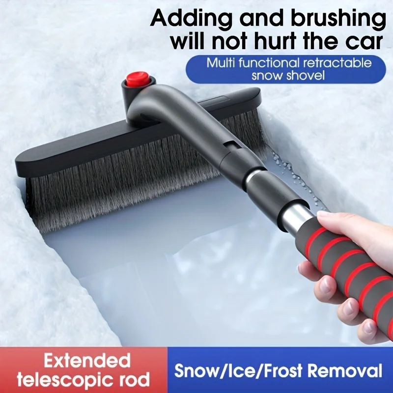 Car Snow Brush Retractable Snow Plow Window Glass Defrost Scraping Snowboard Winter Clearing Tool Car Exterior Accessories for car snow brush