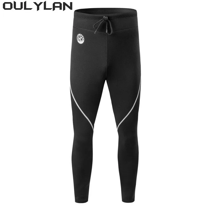 Oulylan 남녀공용 네오프렌 다이빙 바지, 따뜻하고 차가운 수영 스노클링, 서핑 바지, 항해 다이빙 바지, 1.5mm