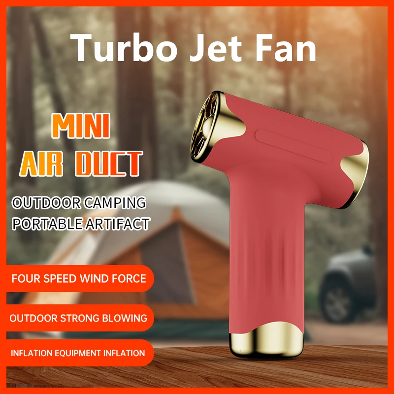 

Powerful Blower Mini Turbo Jet Fan High Quality Brushless Motor 100000 RPM Wind Speed 20m/s Portable Outdoor Turbo Duct Fan