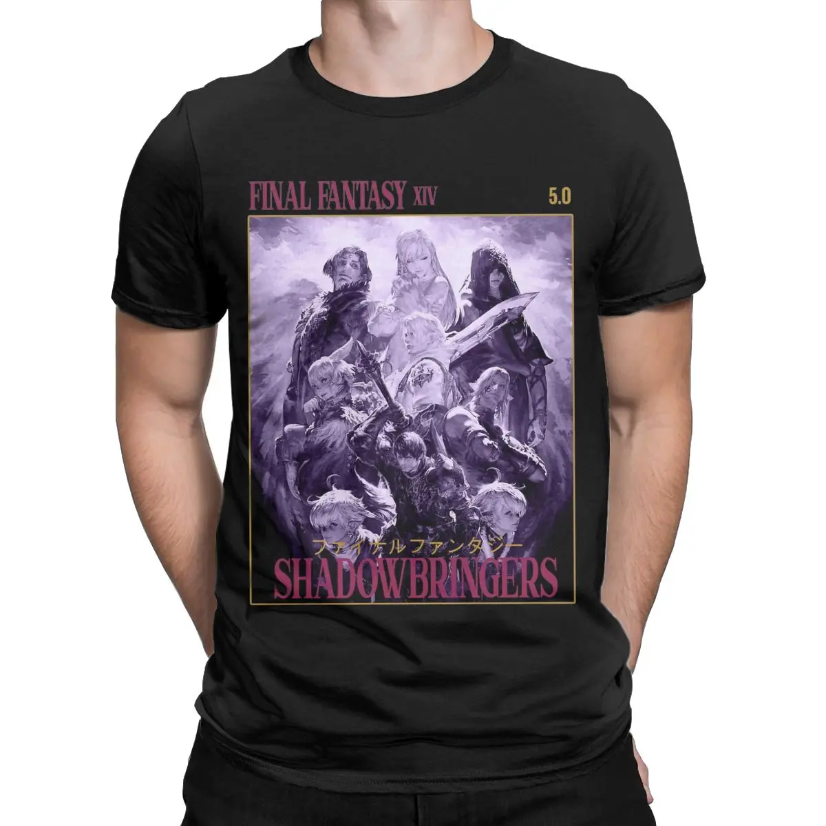 FF14 Tシャツ 2014Chinajoy ファイナルファンタジーXIV Tシャツ 忍者ジョブTシャツ グレー L