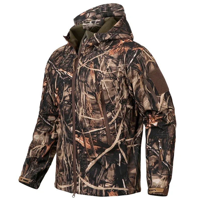 Men's Silent Camouflage Hunting Jacket 4