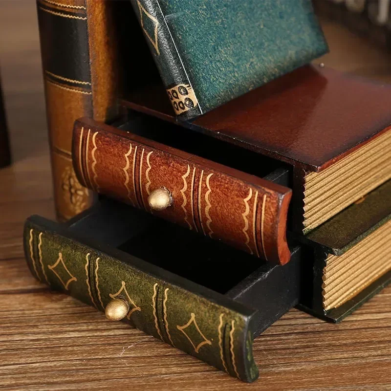 

Jewellery Shape Storage Box Bracelets Organizer Container Holder Jewelry Gift Case Earrings Fashion Chest Drawer Book