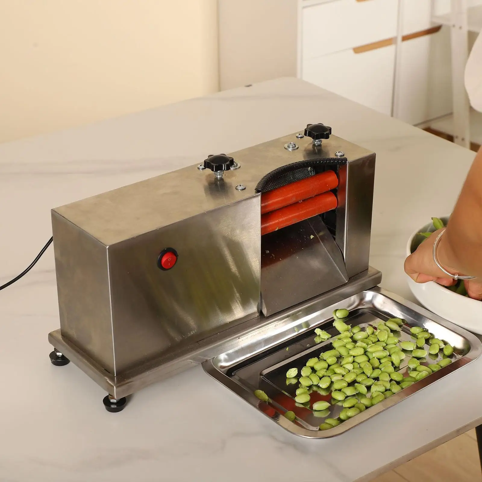 Electric Bean and Pea Peeler Beans Shelling Machine for Restaurant Soy Beans