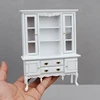 Multi Style Miniature Wooden Bookshelf Mini Cabinet Bedroom Furniture Kits Home & Living For 1:12 Dollhouse Toys Gift 1