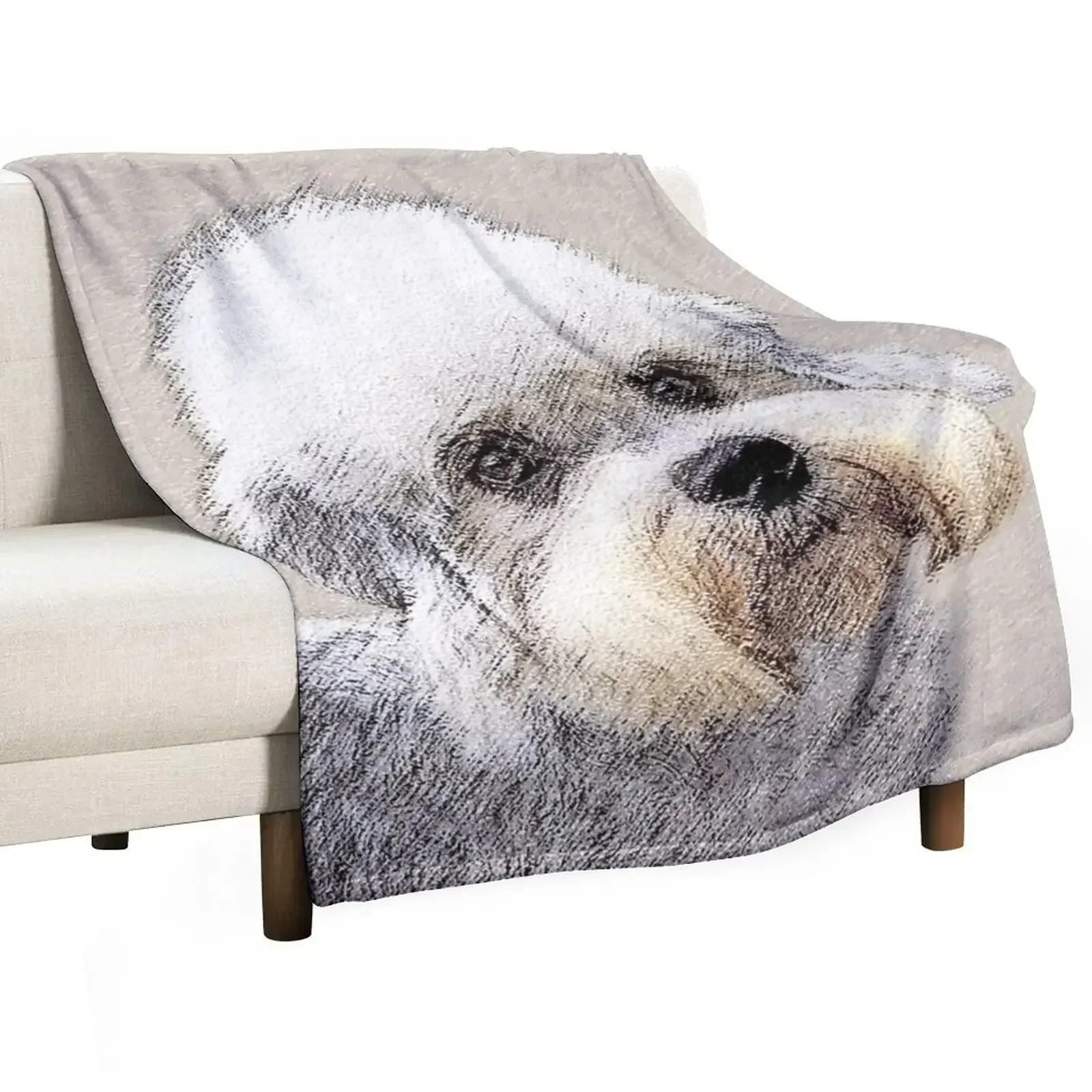 

Dandie Dinmont Terrier Throw Blanket Sofa Quilt for babies Blankets